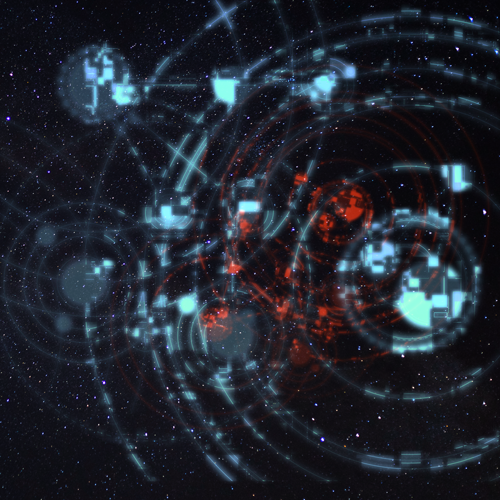 Dark Space Hinergrundgrafik